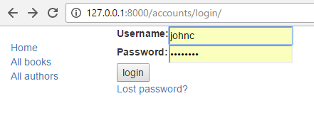 Library Login-Seite v1